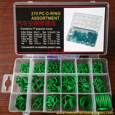 Orilla 70 un color verde del equipo del anillo o de las lavadoras de goma de silicona de la dureza FKM